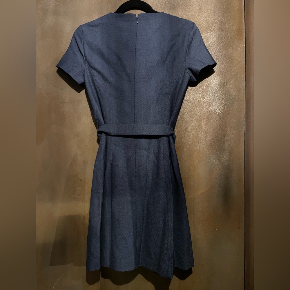 Theory Dark Blue Belted Dress - Picture 5 of 7